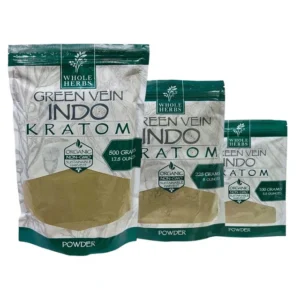Whole Herbs Kratom Powder Green Indo